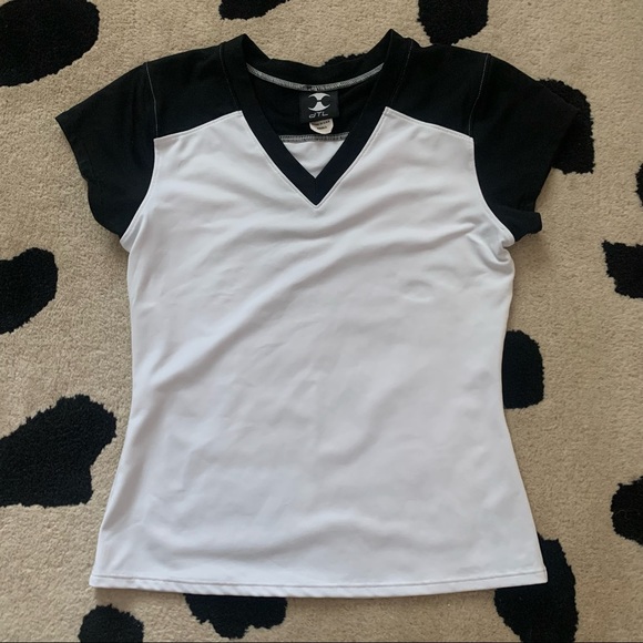 DTL Sportswear Skull & Racket Rhinestone Tennis Tops - Picture 2 of 10